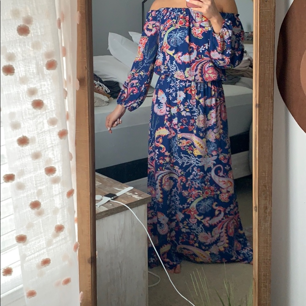 Floral maxi dress